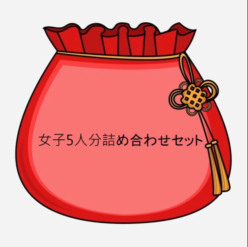 【 無・ Z I P 】美 o 女 5人 分詰め合わせセット