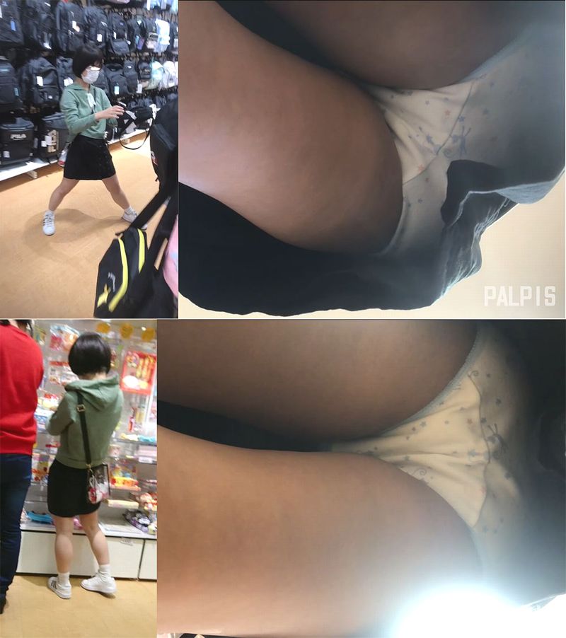 モールに来ていたショートカットの女の子をパシャリ