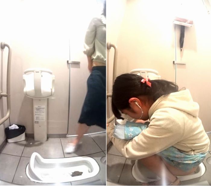 OLは食べて下痢して大便し毎日踏ん張って！頑張ってます！２カメラう〇こメイン高画質未圧縮