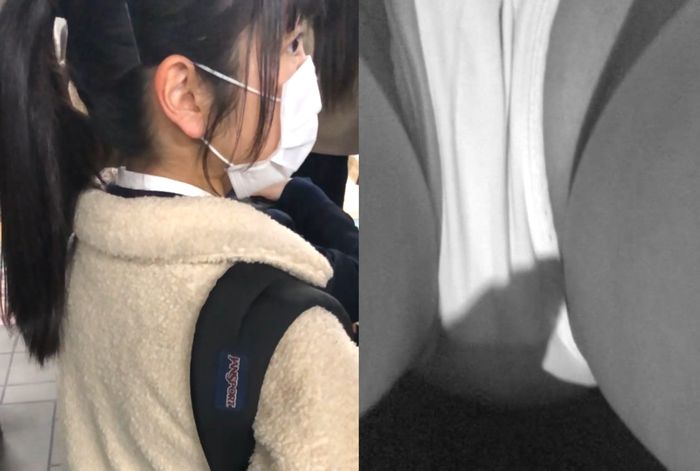 素人痴〇日記３４TRAIN目★孤立してしまったポニテ女子の生態